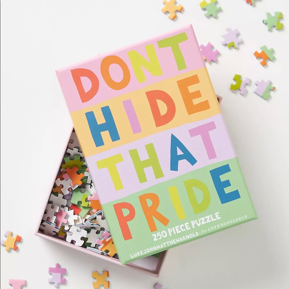 Anthropologie BRAND NEW, Luke John Matthew Arnold Pride Puzzle